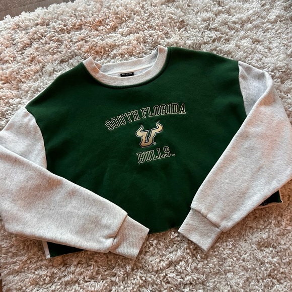 USF Cropped Sweatshirt - Picture 1 of 3